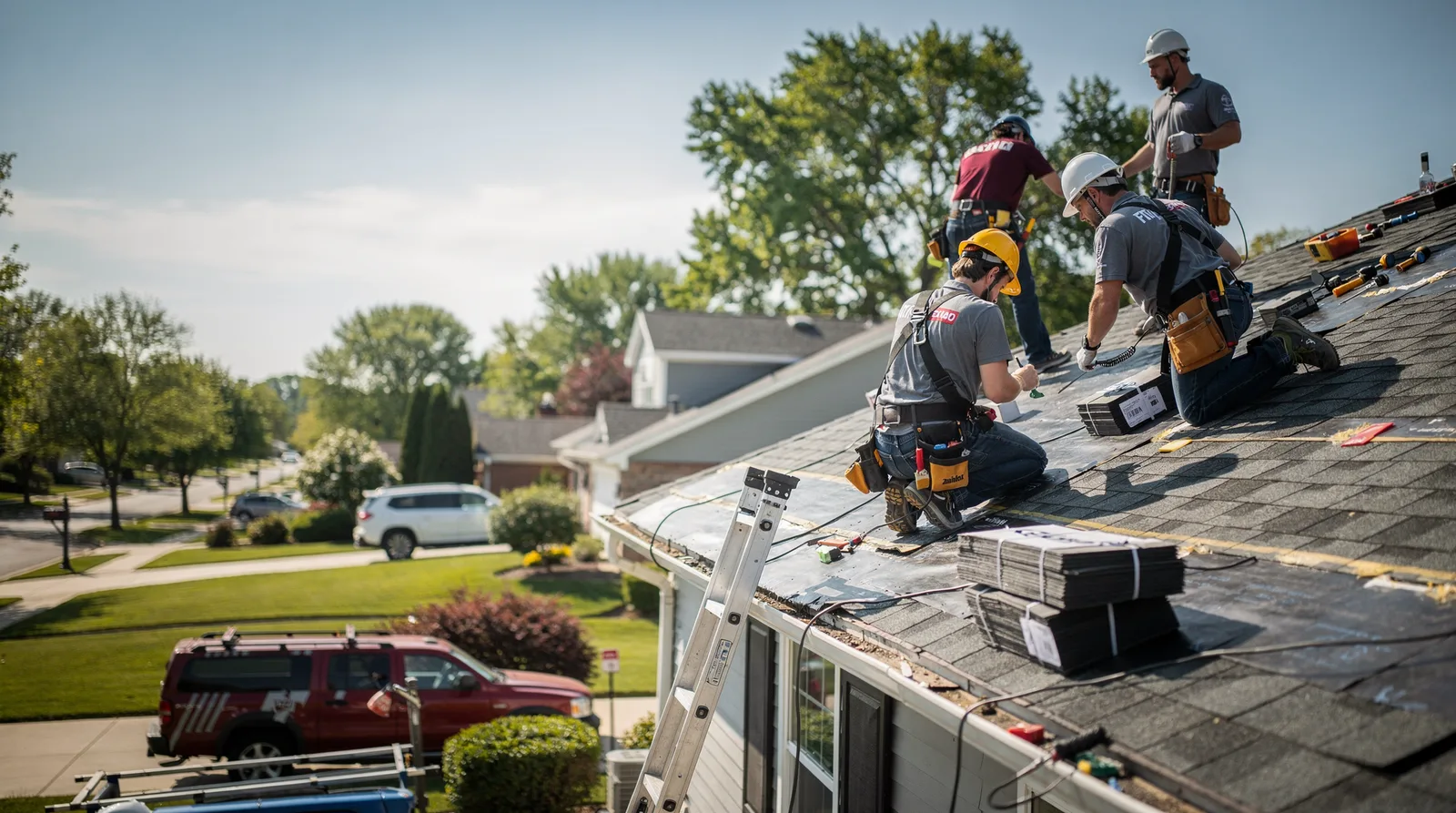 Roof Repair in Oak Park, IL around you